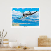 Aviation Art Poster "F4U Corsair" (Keuken)