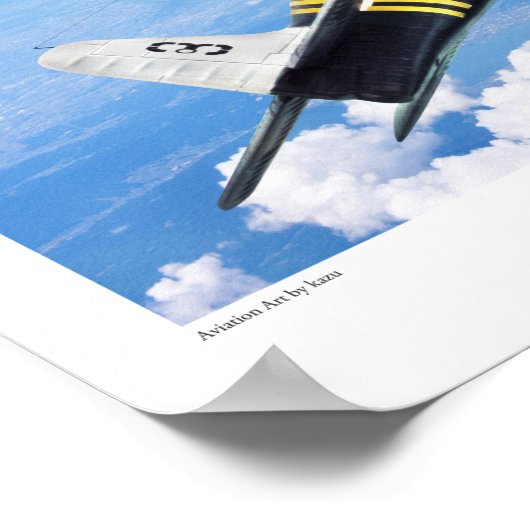 Aviation Art Poster "F6F Hellcat" (Hoek)