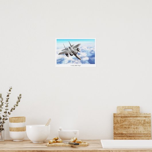 Aviation Art Poster "F-15DJ JASDF Eagle" (Keuken)