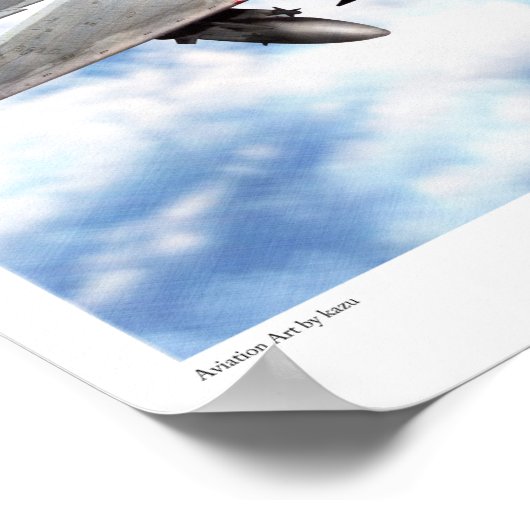 Aviation Art Poster "F-15DJ JASDF Eagle" (Hoek)