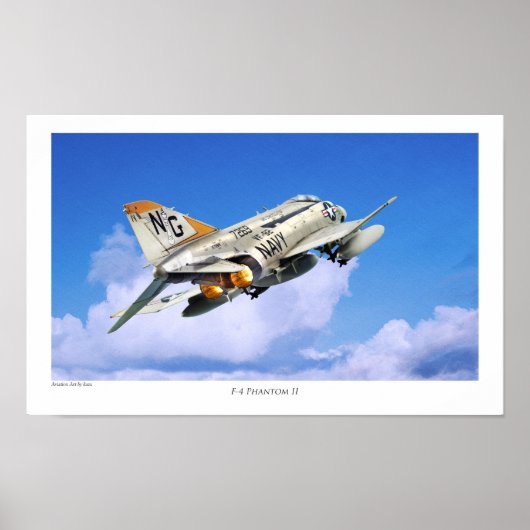 Aviation Art Poster "F-4 Phantom II" (Voorkant)