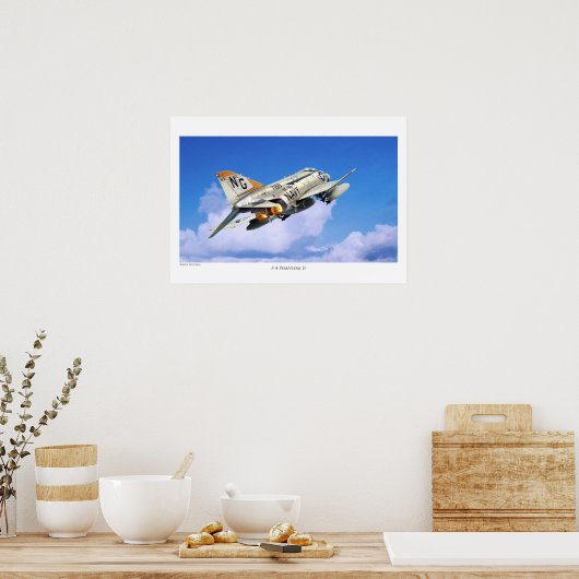 Aviation Art Poster "F-4 Phantom II" (Keuken)