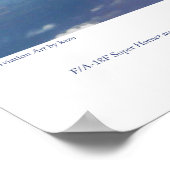 Aviation Art Poster "F/A-18F Super Hornet " (Hoek)