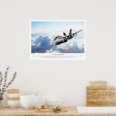 Aviation Art Poster "F/A-18F Super Hornet " (Keuken)