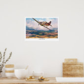 Aviation Art Poster "Hawker Hurricane" (Keuken)