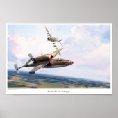 Aviation Art Poster "Heinkel He 162" (Voorkant)