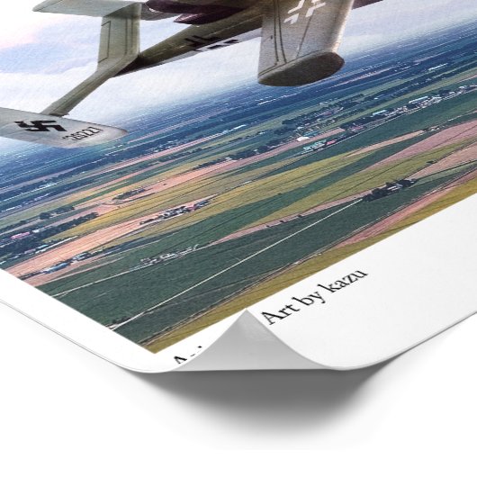 Aviation Art Poster "Heinkel He 162" (Hoek)