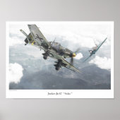 Aviation Art Poster "Junkers Ju 87 Stuka" (Voorkant)