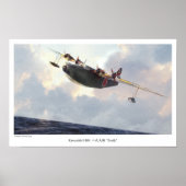 Aviation Art Poster "Kawanishi H8K  Emily" (Voorkant)