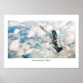 Aviation Art Poster "Kawasaki Ki-61 Hien" (Voorkant)