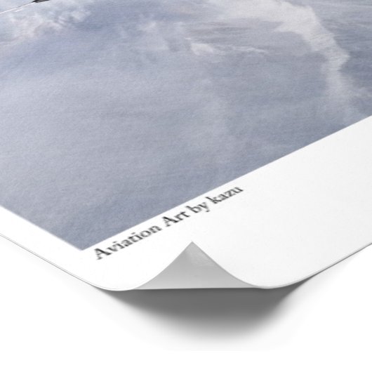 Aviation Art Poster "Lockheed SR-71 Blackbird" (Hoek)