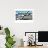 Aviation Art Poster "Messerschmitt Me 262" (Thuiskantoor)