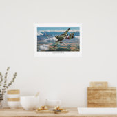 Aviation Art Poster "Messerschmitt Me 262" (Keuken)