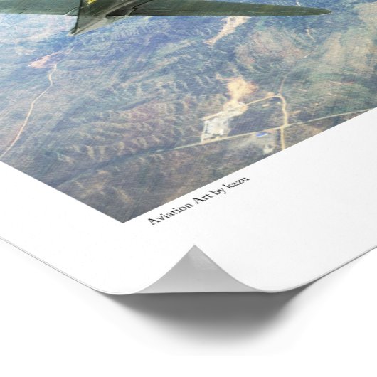 Aviation Art Poster "Mitsubishi A6M Zero" (Hoek)