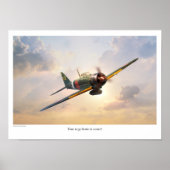 Aviation Art Poster "Mitsubishi A6M Zero" (Voorkant)