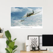 Aviation Art Poster " Mitsubishi A7M Repphet"Sam" (Thuiskantoor)