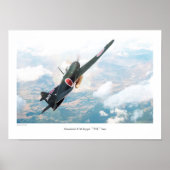 Aviation Art Poster "Mitsubishi A7M Reppu " (Voorkant)