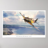 Aviation Art Poster "Mitsubishi J2M Raiden"Jack" (Voorkant)