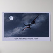 Aviation Art Poster " Nakajima J1N Irving" (Voorkant)