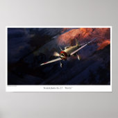 Aviation Art Poster "Nakajima Ki-27"Nate"” (Voorkant)