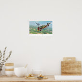 Aviation Art Poster " ‪ Nakajima Ki-84"Frank"" (Keuken)