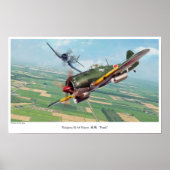 Aviation Art Poster " ‪ Nakajima Ki-84"Frank"" (Voorkant)
