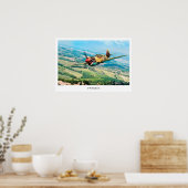 Aviation Art Poster "P-40 Kittyhawk" (Keuken)
