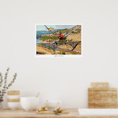 Aviation Art Poster "P-47 Thunderbolt" (Keuken)