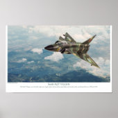 Aviation Art Poster "Saab AJ37 Viggen" (Voorkant)