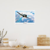 Aviation Art Poster "SBD Dauntless" (Keuken)