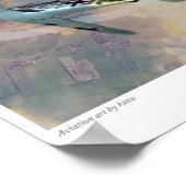 Aviation art Poster "Spitfire vs BF109” (Hoek)