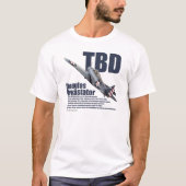 Aviation Art T-shirt “Douglas TBD Devastator" (Voorkant)