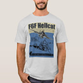 Aviation Art T-shirt “F6F Hellcat" (Voorkant)
