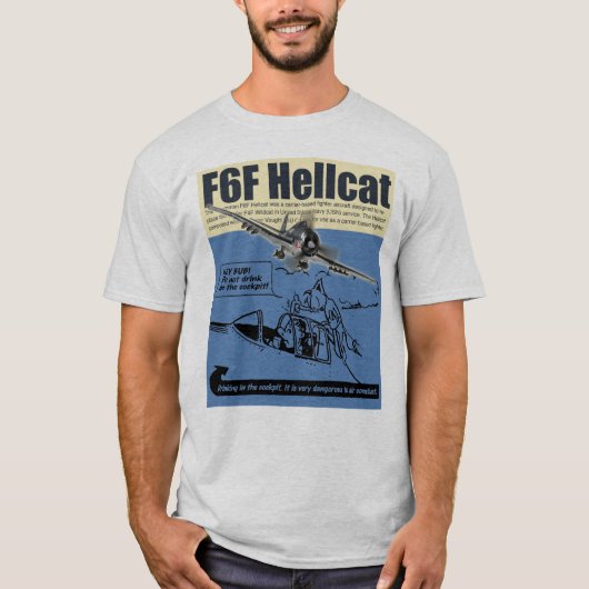 Aviation Art T-shirt “F6F Hellcat" (Voorkant)