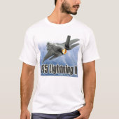 Aviation Art T-shirt “F-35 Lightning II" (Voorkant)