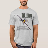 Aviation Art T-shirt "Messerschmitt Bf 109" (Voorkant)