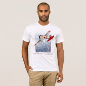 Aviation Art T-shirt “Mitsubishi A5M Claude" (Voorkant volledig)