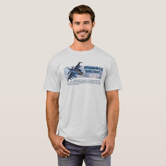 Aviation Art T-shirt "Mitsubishi F-2 Viper Zero" (Voorkant volledig)