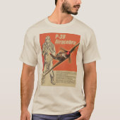 Aviation Art T-shirt "P-39 Airacobra" (Voorkant)