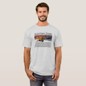 Aviation Art T-shirt “P-40 Aleutian Tiger " (Voorkant volledig)
