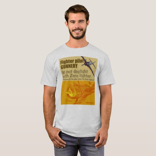 Aviation Art T-shirt “ZERO" (Voorkant volledig)
