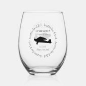 Aviation Bar & Grill Drinkware Cocktail Wijnglas Zonder Voet (Achterkant)