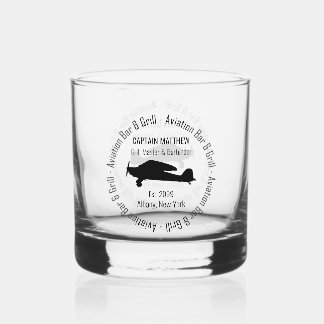 Aviation Bar & Grill Drinkware Rocks Whisky Glas