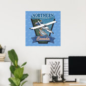 Aviation Canada Noord avontuur Poster (Thuiskantoor)