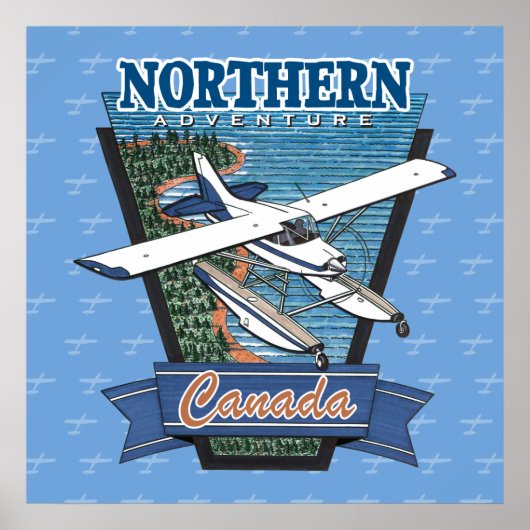 Aviation Canada Noord avontuur Poster (Voorkant)