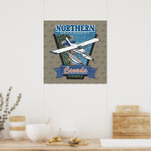 Aviation Canada Noord avontuur Poster (Keuken)