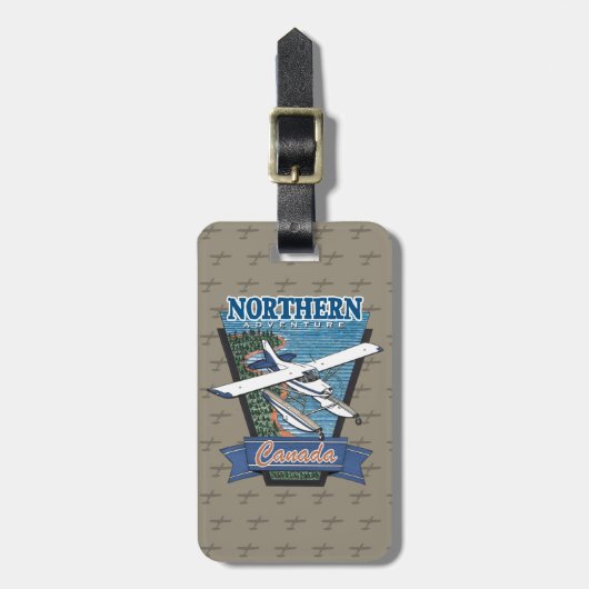 Aviation Canada Northern Adventure Bagagelabel (Voorkant verticaal)