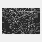 Aviation Chart Inpakpapier Vel (Voorkant 3)