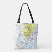 Aviation Chart Tote Bag (Achterkant)