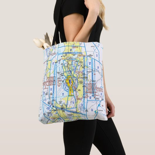 Aviation Chart Tote Bag (Dichtbij)